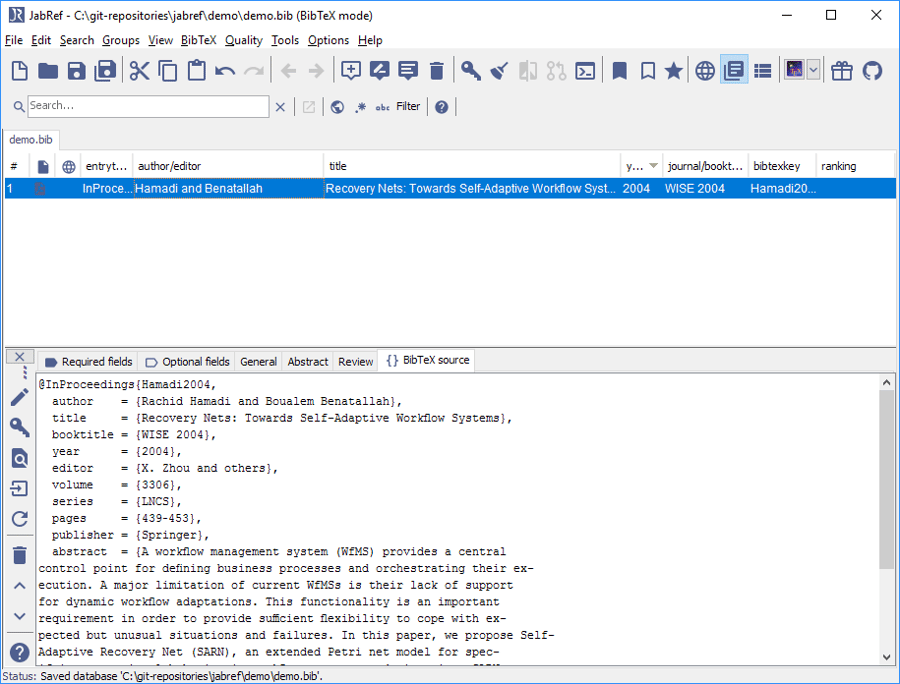 FindUnlinkedFiles - 11 - entry editor - shrunk