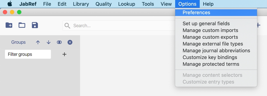 File → Preferences